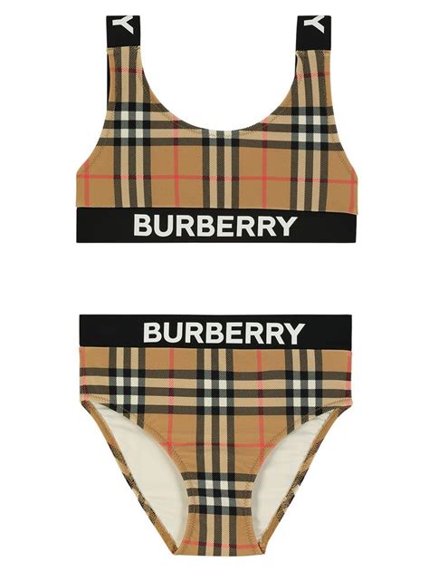 burberry swim kids|Burberry plaid bikini.